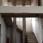 Escada de Casa Moderna em Obra