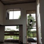 Frente de Casa Moderna em Obra