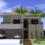 Projeto de Casa Moderna Fachada
